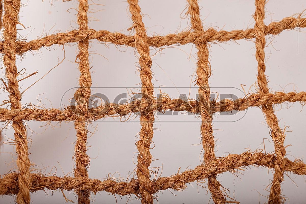 Геотекстиль для ландшафтных работ из кокосового волокна, ячейка 3см*3см,1м*5м, пл.450г/м2.,Cocoland