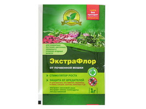 ЭкстраФлор №6 1г (от почвенной мошки),на основе сосновой хвои и семян календулы лекарственной